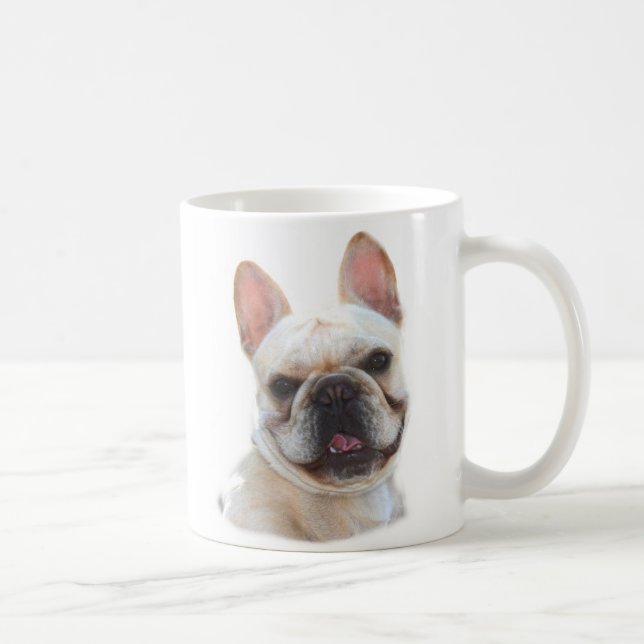 Café Taza sonriente de Frenchie (Derecha)