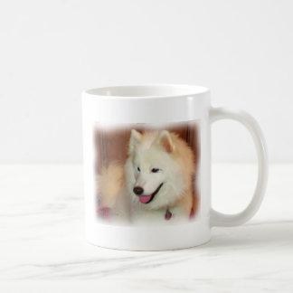 Café Taza sonriente del efecto de la pintura al óleo de
