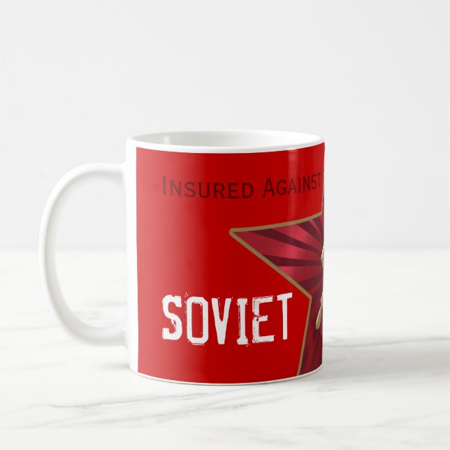 Café Taza soviética de la cubierta (Izquierda)