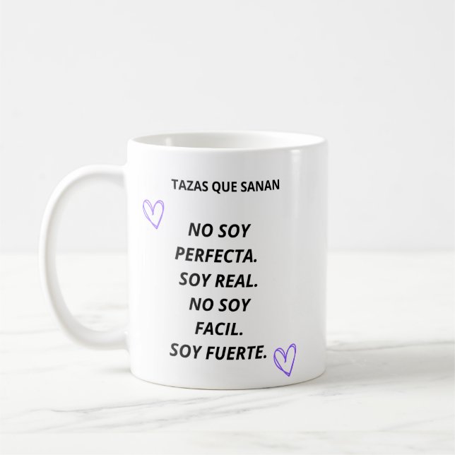 Café Taza Soy Suficiente – Frase de Empoderamiento  (Izquierda)