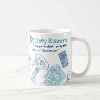 Café Taza sucia de los boxeadores