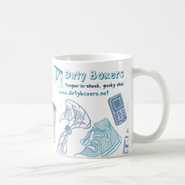 Café Taza sucia de los boxeadores (Derecha)