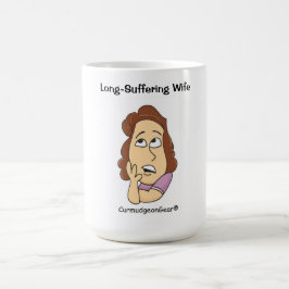 Café Taza sufrida de la esposa
