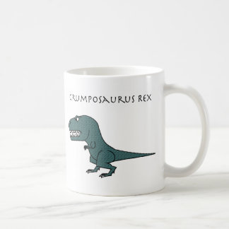 Café Taza texturizada verde oscuro de Grumposaurus Rex