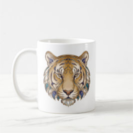 Café Taza Tigre Celestial Línea de Lujo Artística