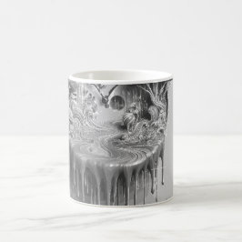 Café Taza Time Warp – Diseño de reloj derretido surreal