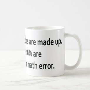 Café taza tonta del chiste de la matemáticas