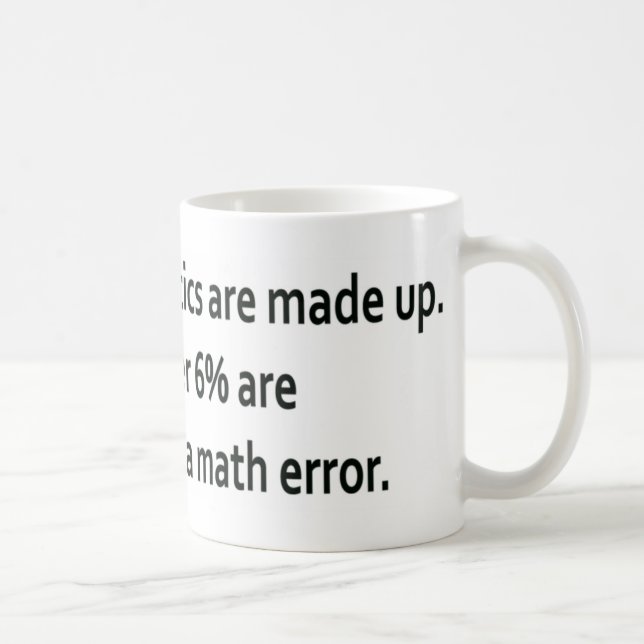 Café taza tonta del chiste de la matemáticas (Derecha)