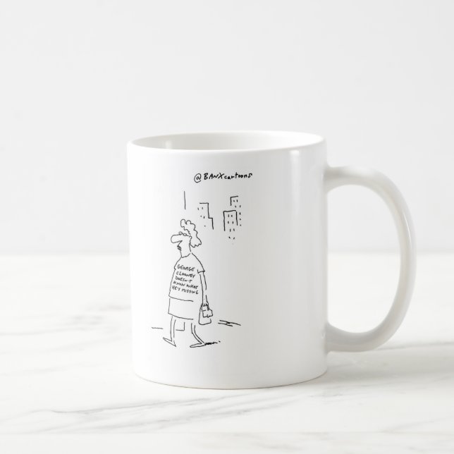 Café Taza tópica de George Clooney (Derecha)