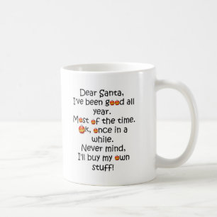 Café Taza traviesa de la taza del día de fiesta del