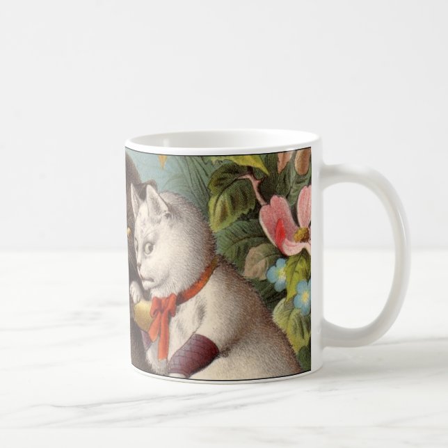 Café Taza traviesa de los gatos (Derecha)