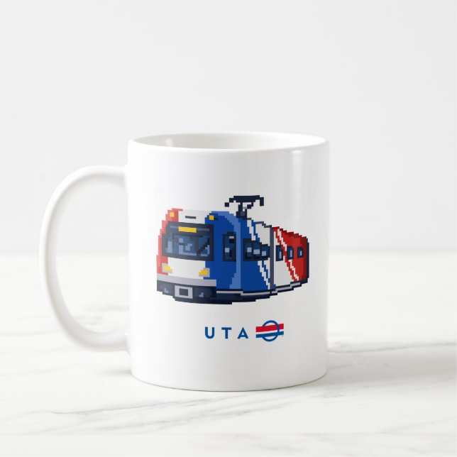 Café Taza TRAX de 8 bits (Izquierda)