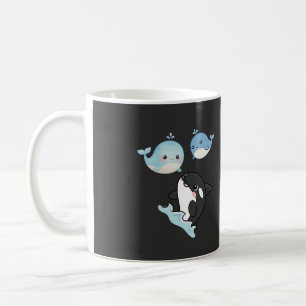 Café Taza trío de delfines caprichosos   Amistad oceáni
