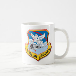 Café Taza Trojan de los jinetes