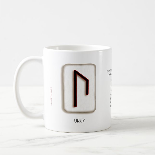 Café Taza Uruz RuneStone de 11 oz (Izquierda)