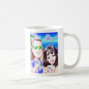Café Taza v. 1 de la caricatura de Bugface