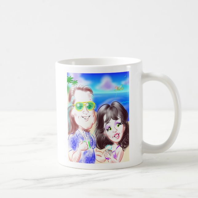 Café Taza v. 1 de la caricatura de Bugface (Derecha)
