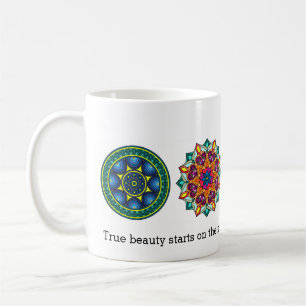 Café Taza verdadera de la belleza
