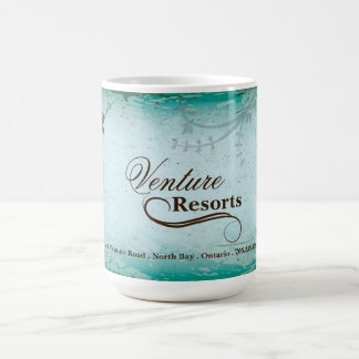 Café Taza verde azulada del negocio de la promoción de