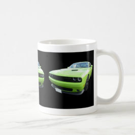 Café Taza verde del desafiador de Dodge