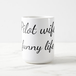 Café Taza vida de piloto vida divertida