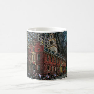 Café Taza vieja de la casa del estado