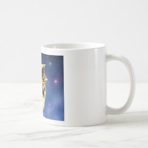 Café Taza vieja de la luna del diablo
