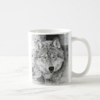 Café Taza vigilante de los ojos