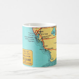 Café Taza Vintage Costa del Golfo de Florida