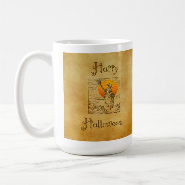 Café Taza vintage de Halloween (Izquierda)