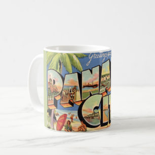 Café Taza vintage de la ciudad de Panamá Florida