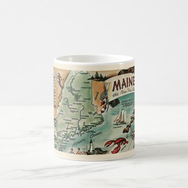 Café Taza Vintage de Maine (Centro)