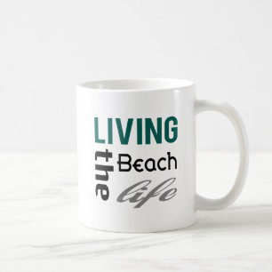 Café Taza Viviendo la Vida de Playa