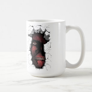 Café Taza Wall Breaker Titan Mug Diseño Gigante de An