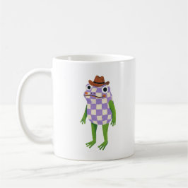 Café Taza Western de Rana Adorable