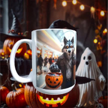 Taza Wolfie Va de Compras