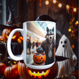 Café Taza Wolfie Va de Compras