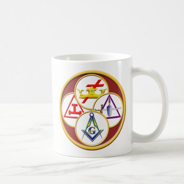 Café TAZA y STEIN del CÍRCULO del rito de York (Derecha)