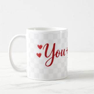 Café Taza You + Me = ❤️ – Regalo romántico del día de S