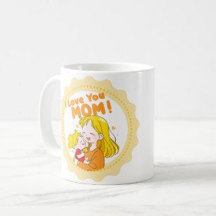 Café Te amo la taza de mamá