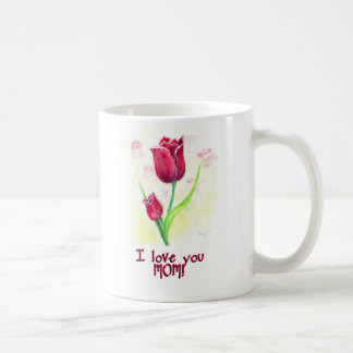 Café Te amo taza de la mamá