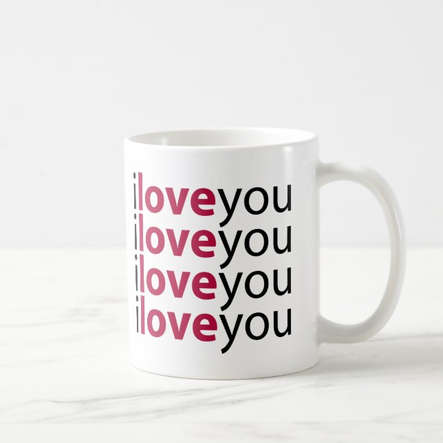 Café Te amo taza de x 4 (Derecha)