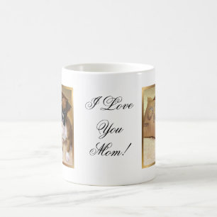 Café Te amo taza del perrito del boxeador de la mamá