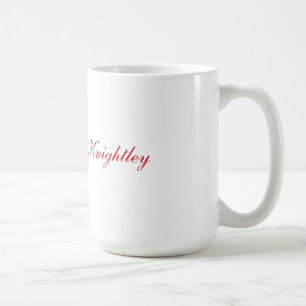 Café Té con la taza de Sr. Knightley