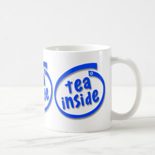 Café Té dentro de la taza