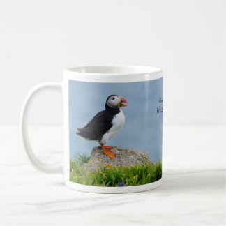 Café Té para la taza de dos frailecillos