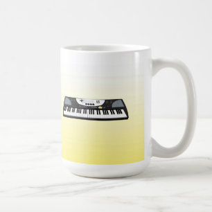 Café Teclado Sintetizador Moderno: Modelo 3D: Taza de C