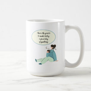 Café "Tengo el poder..." Taza de cerámica blanca de 15