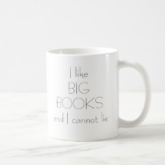 Café Tengo gusto de la taza grande de los libros