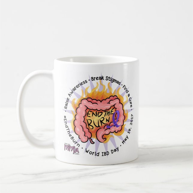 Café Termine la quemadura - taza de la conciencia de (Izquierda)